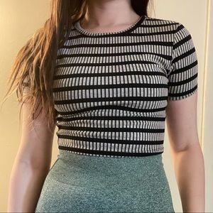 Striped Crop Top